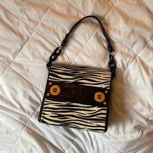 SAMPLE VINTAGE PENELOPE MILLY BAG in ZEBRA